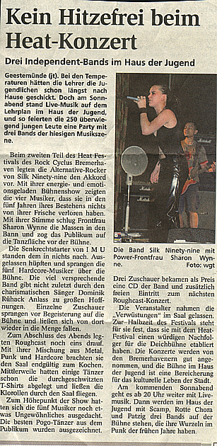 Nordsee-Zeitung Ausgabe: 16.08.2004